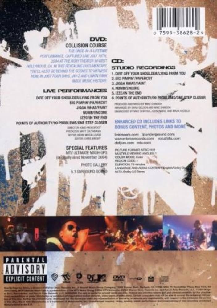その他 Collision Course [DVD] Collision Course CD + DVD VIDEO Jay-Z / Linkin Park JAPAN W